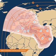 NSS-12 Ku-band Middle East / Europe Beam